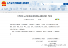 關于印發(fā)《山東省城鄉(xiāng)建設領域碳達峰實施方案》的通知